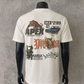 Streetwear Logo Collage - Back Print | White Tee
