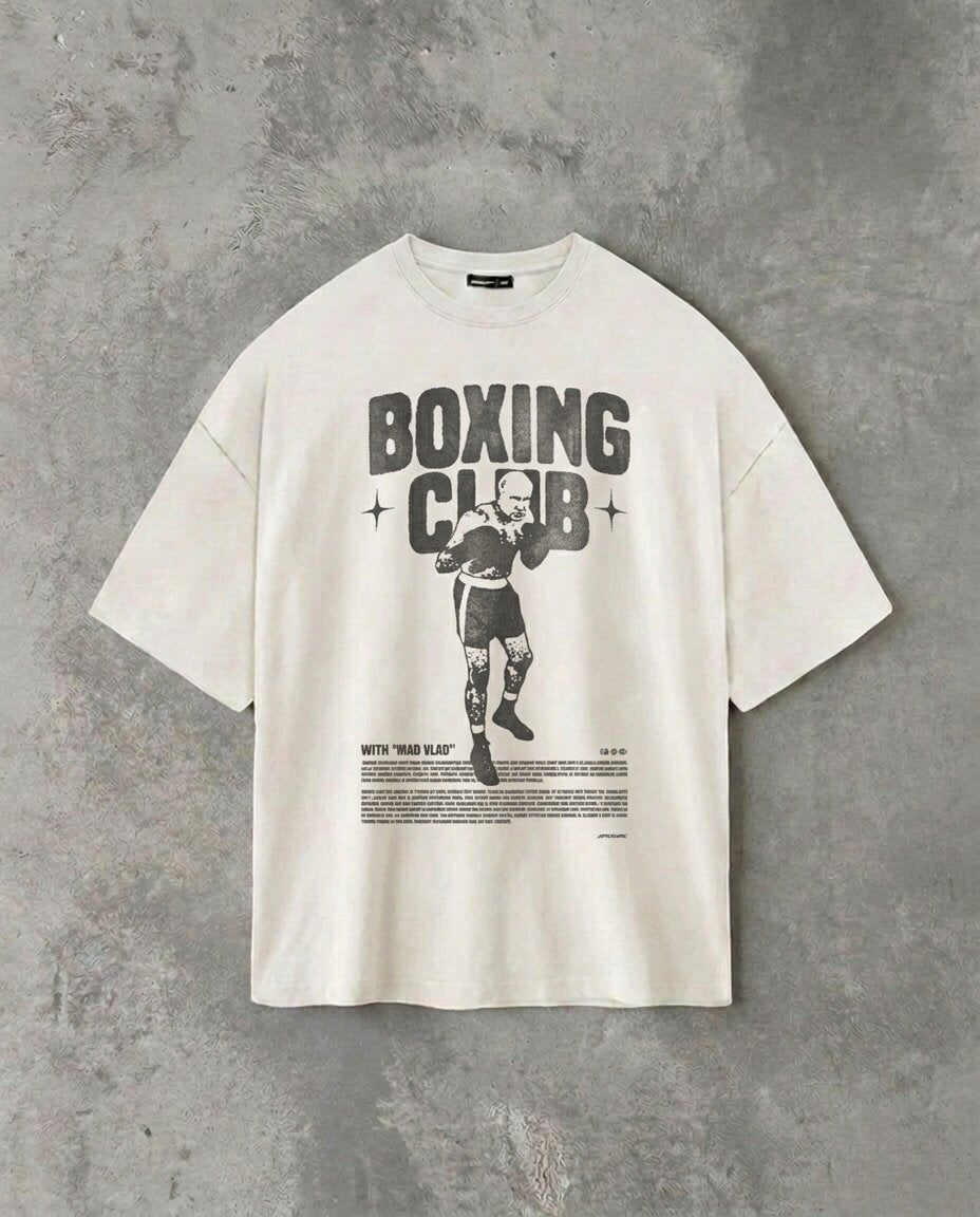 Mad Vlad Boxing Club | White T-Shirt