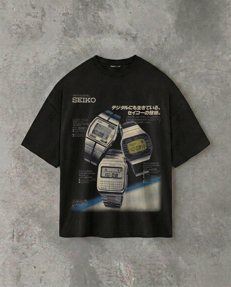 Seiko Classic - Black Tee