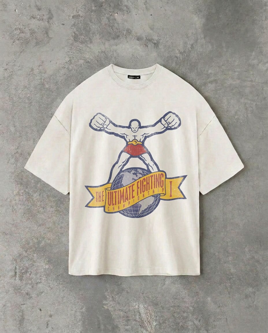 Ultimate Fighter Retro | White Tee
