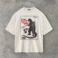 Kaiju Sushi Bar Retro Graphic Tee | White T-Shirt