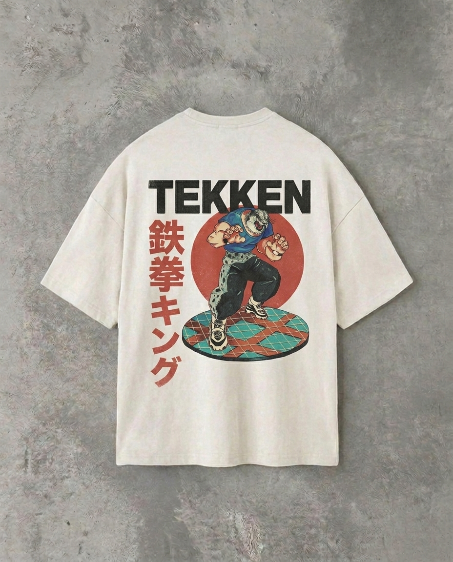 Tekken King Vol 1. White Tee