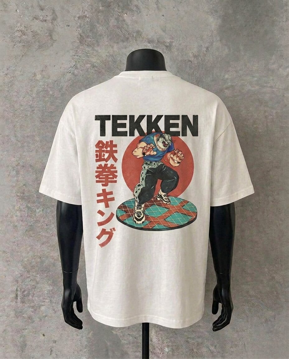 Tekken King Vol 1. White Tee