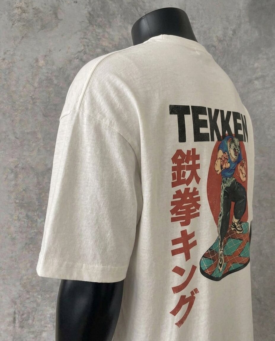 Tekken King Vol 1. White Tee