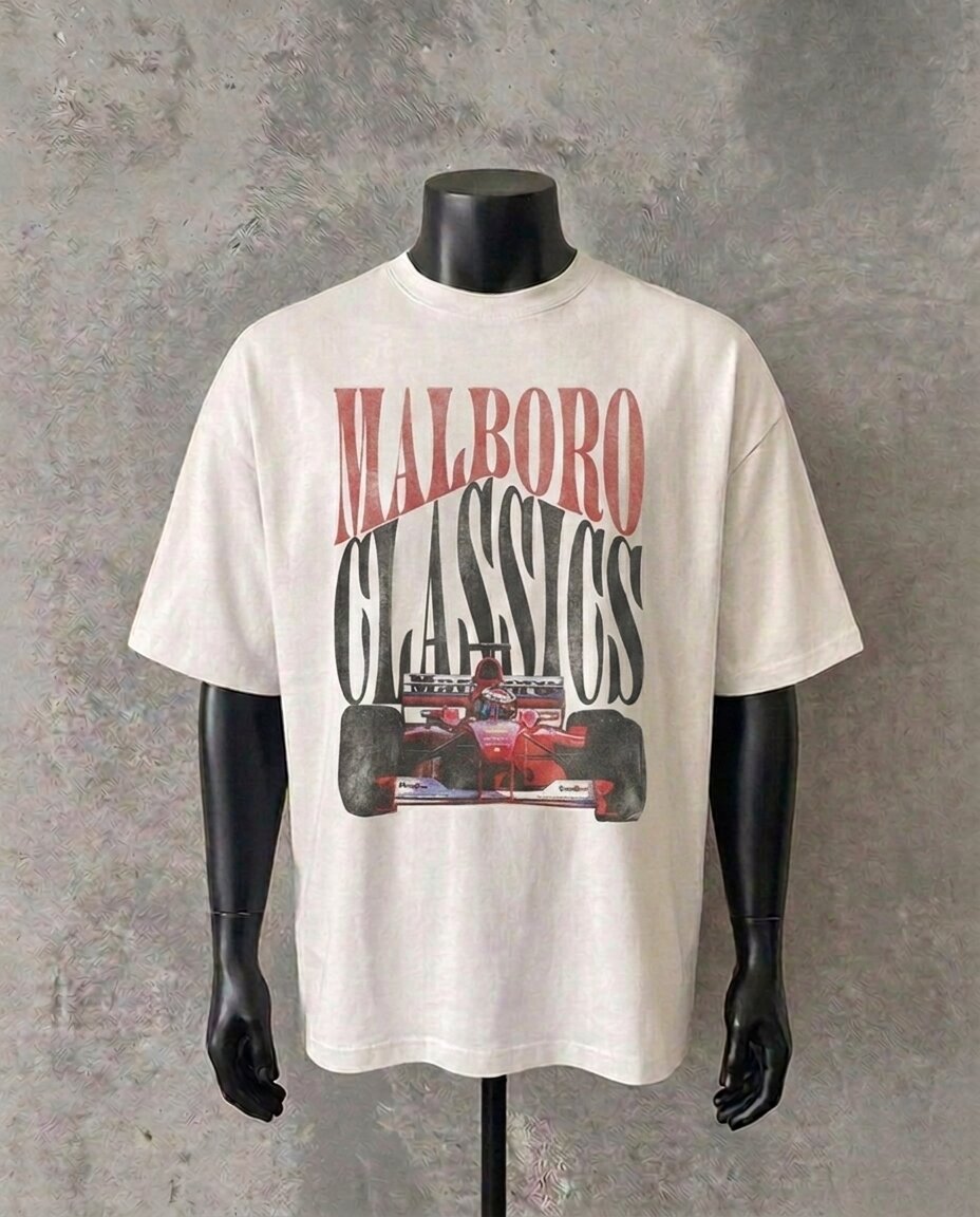 Malboro Classic Red F1 | White T-Shirt