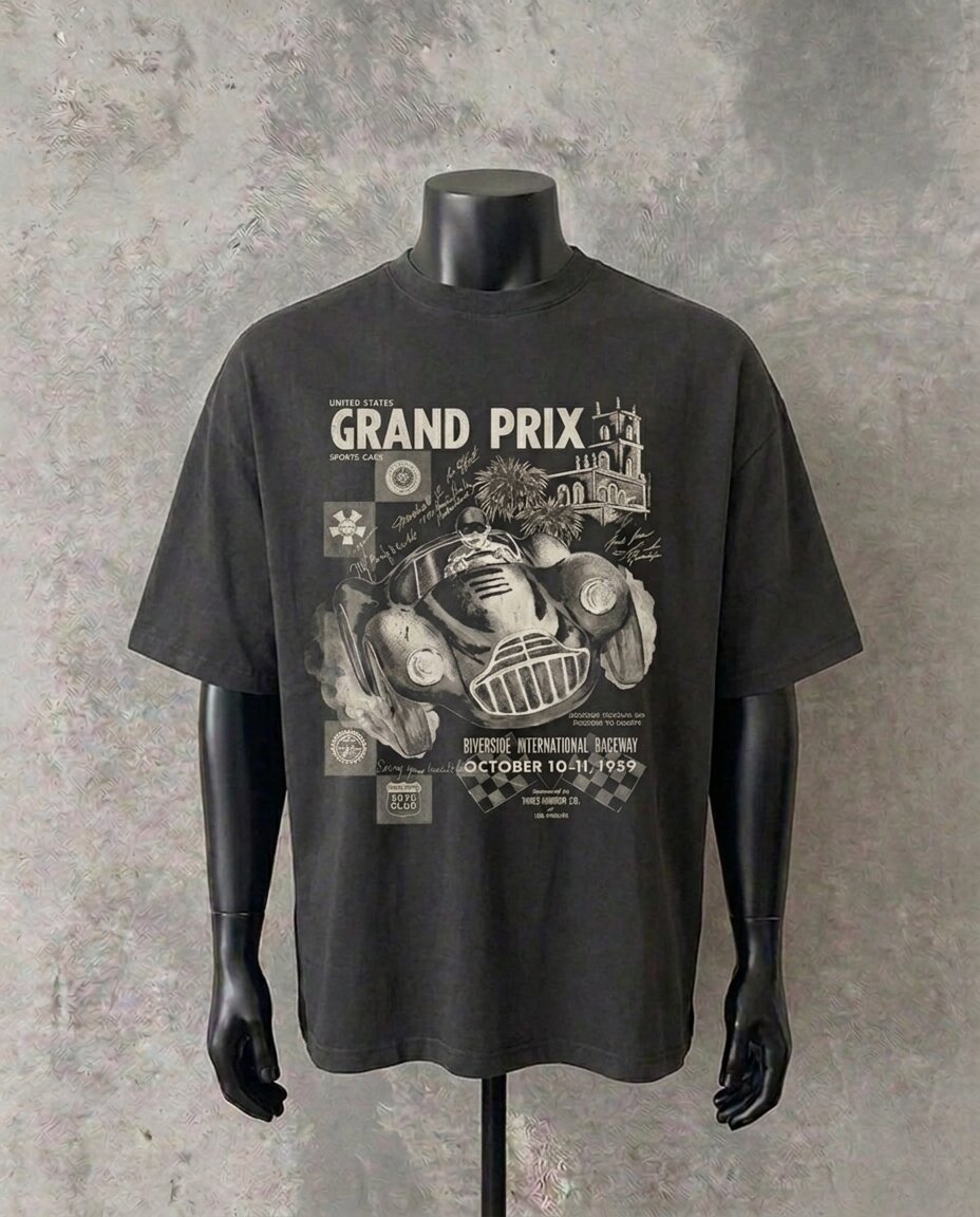 Grand Prix Black Tee