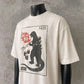 Kaiju Sushi Bar Retro Graphic Tee | White T-Shirt