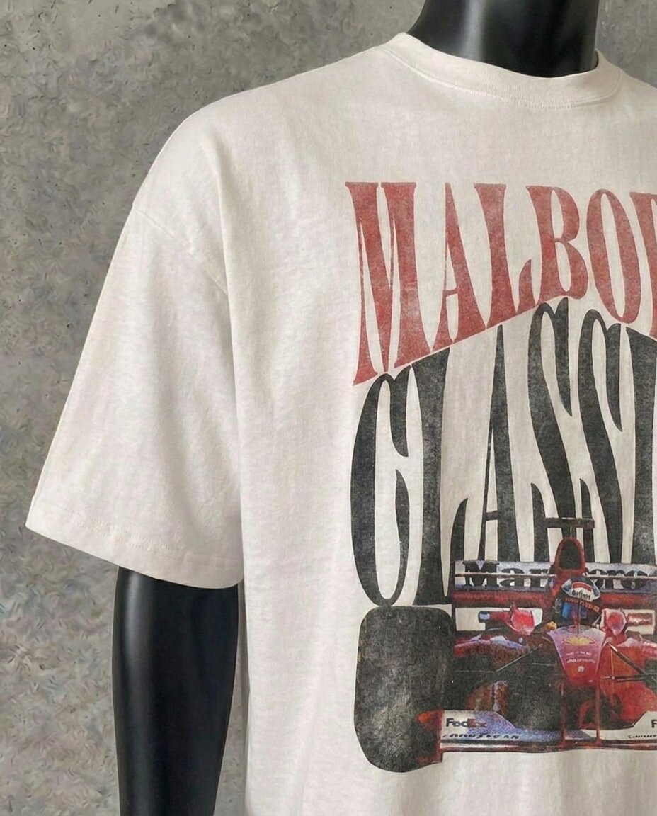 Malboro Classic Red F1 | White T-Shirt