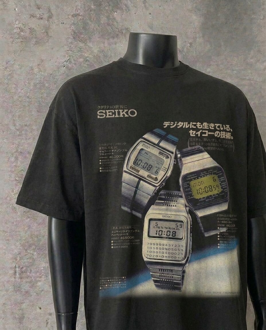 Seiko Classic - Black Tee