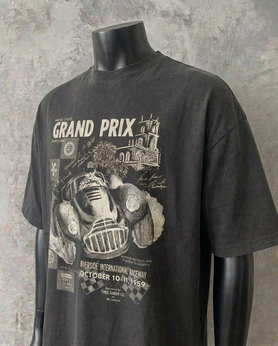 Grand Prix Black Tee