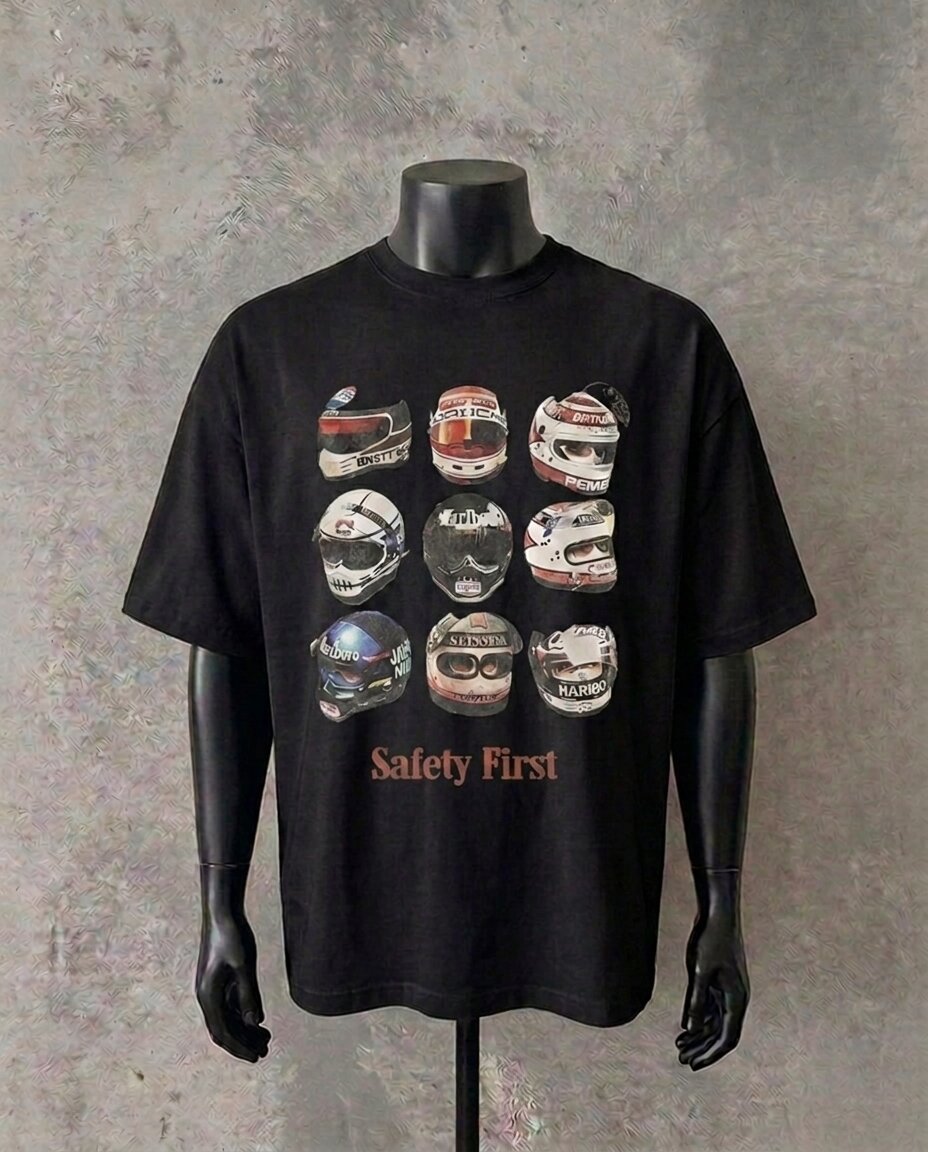 Safety First | Black Tee