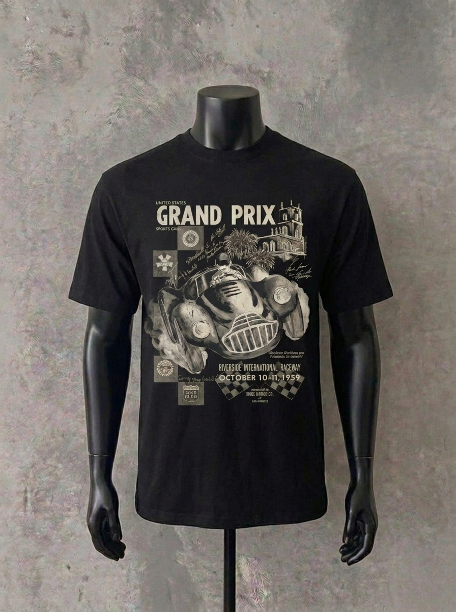 Grand Prix Black Tee
