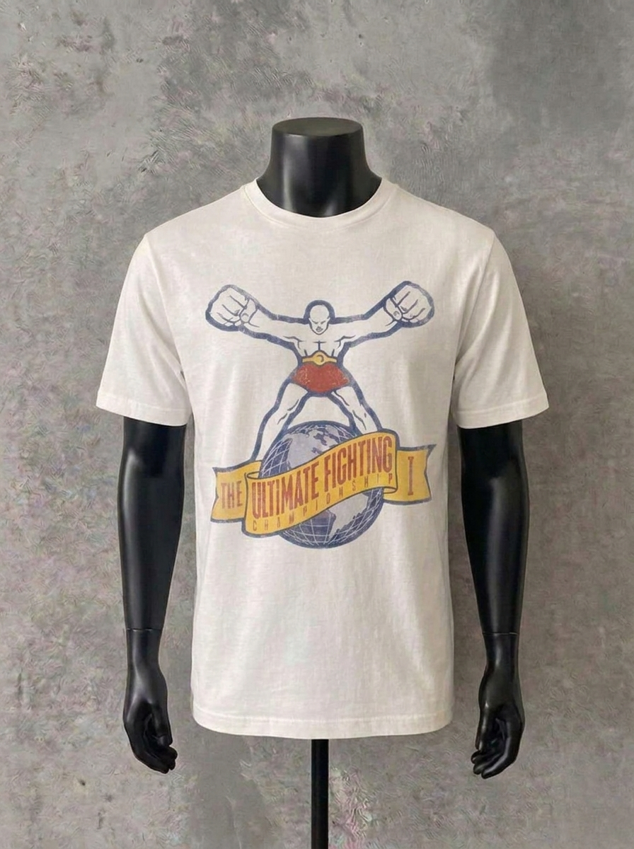 Ultimate Fighter Retro | White T-Shirt