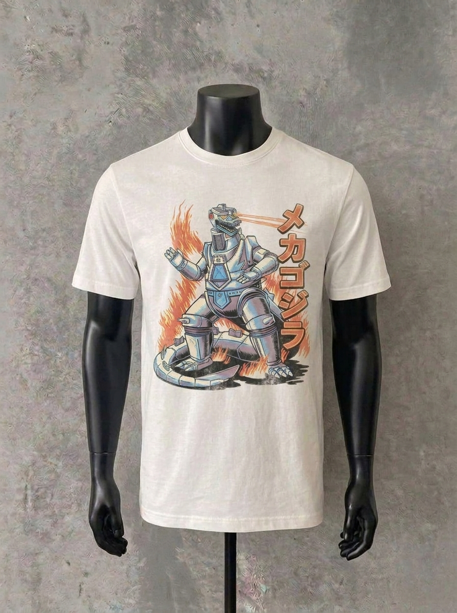 Mechagodzilla Vol 1. White Tee
