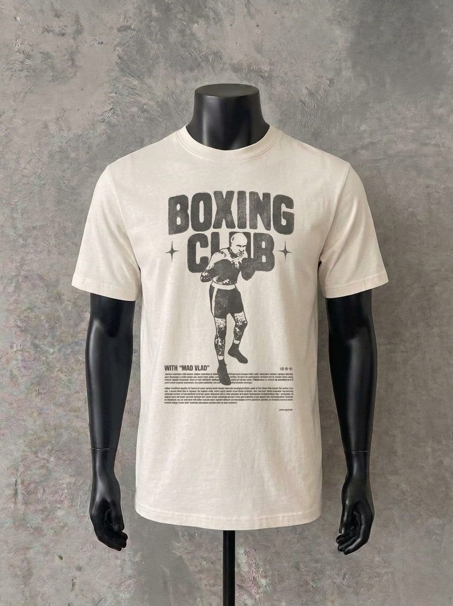 Mad Vlad Boxing Club | White T-Shirt