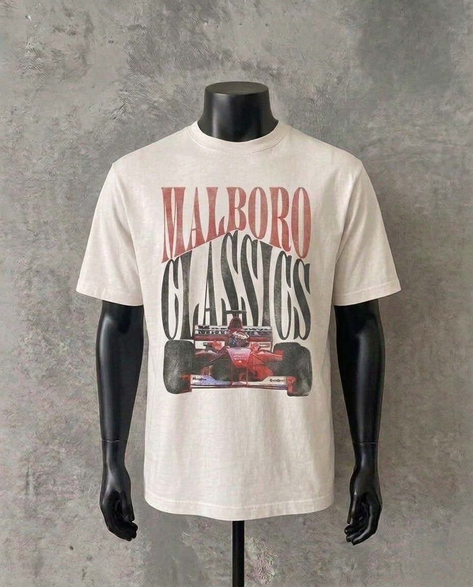 Malboro Classic Red F1 | White T-Shirt