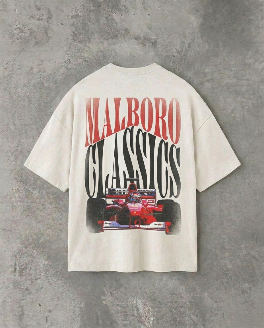 Marlboro Classics - Back Print | White Tee