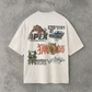 Streetwear Logo Collage - Back Print | White Tee