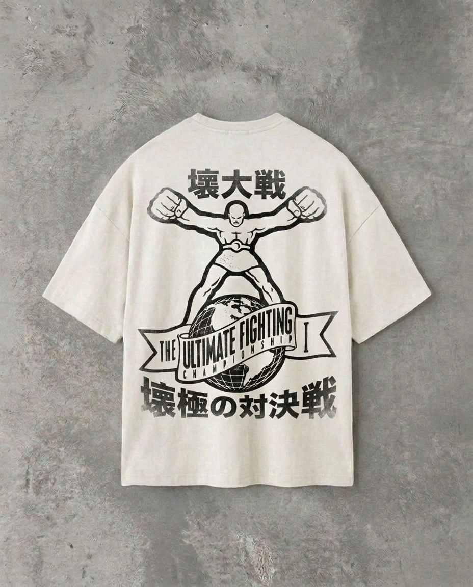 Ultimate Fighting | White Tee