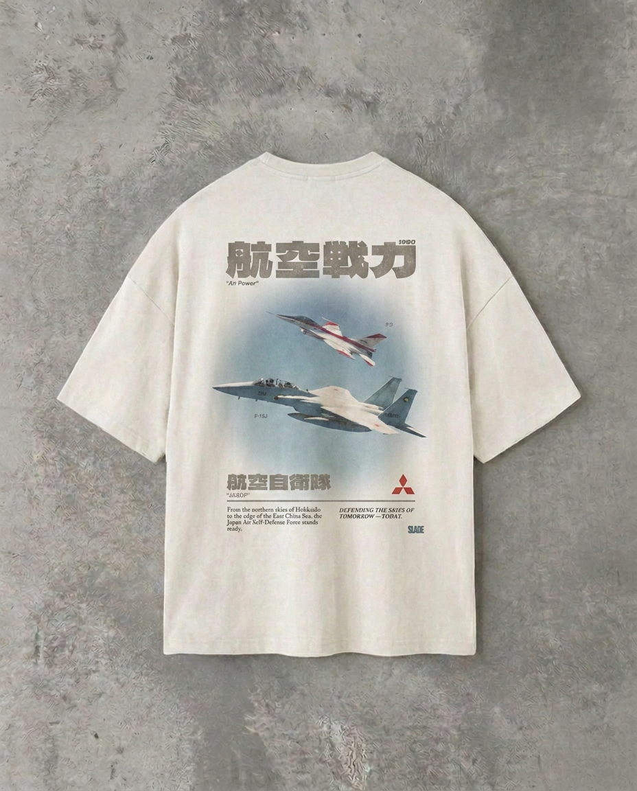 Planes (Back Print) | White Tee
