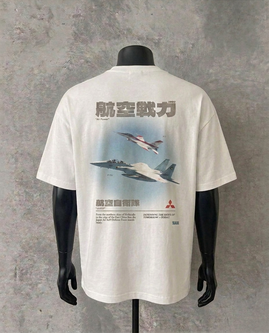 Planes (Back Print) | White Tee