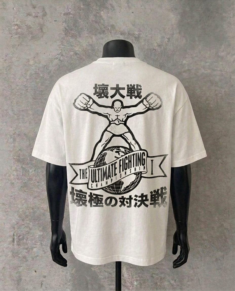 Ultimate Fighting | White Tee