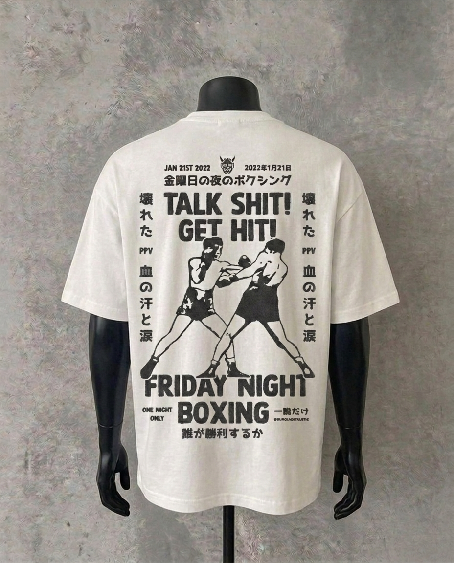 Talk Shit Get Hit | White Tee
