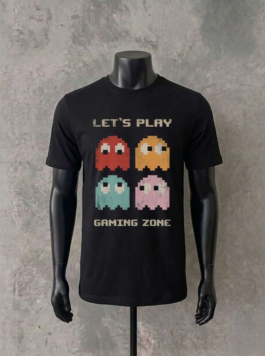 Pacman | Black T-Shirt